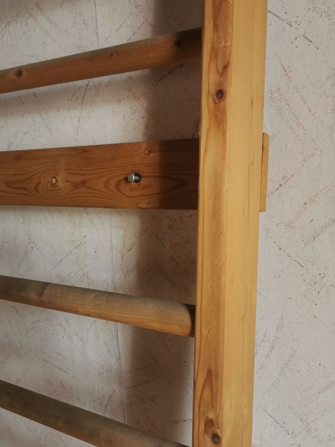 Vintage wooden gymnastics spaniel