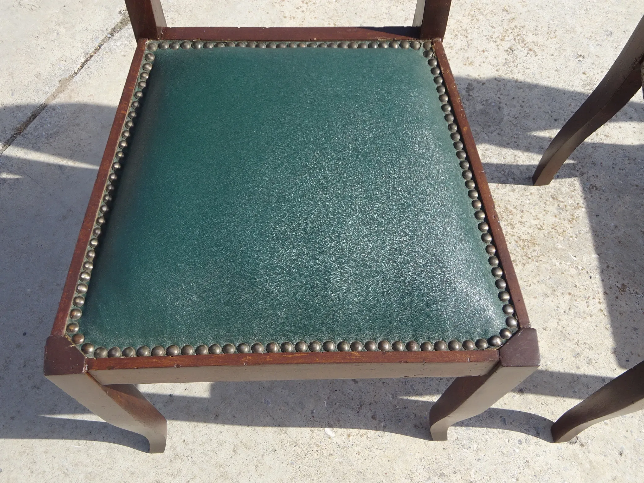 Chaises Art Déco restaurées, lot de 6