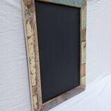Slate - polychrome wooden blackboard