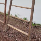 Double ladder for market gardening, fruit harvest, old wooden picking - 3m65
