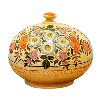 Ethnic craft round box