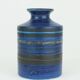 Vase du milieu du siècle bruno gambone, studio de poterie italien, décor à rayures