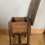 Chest bedside twentieth century solid oak pegged base spacer