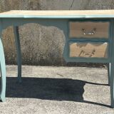 Vintage 1960s desk with curved legs