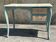 Vintage 1960s desk with curved legs