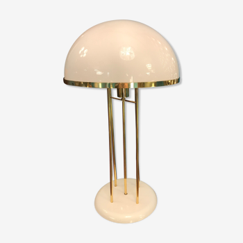 White Italian mushroom lamp