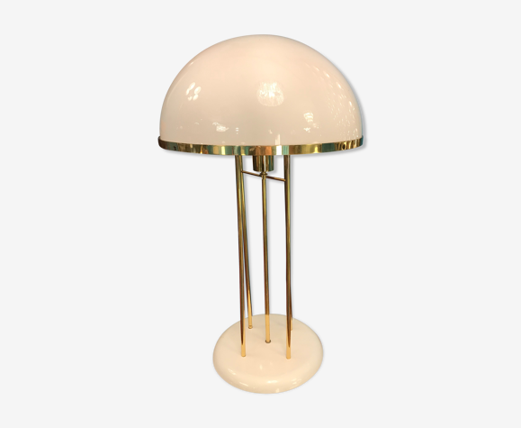 White Italian mushroom lamp