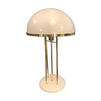 White Italian mushroom lamp