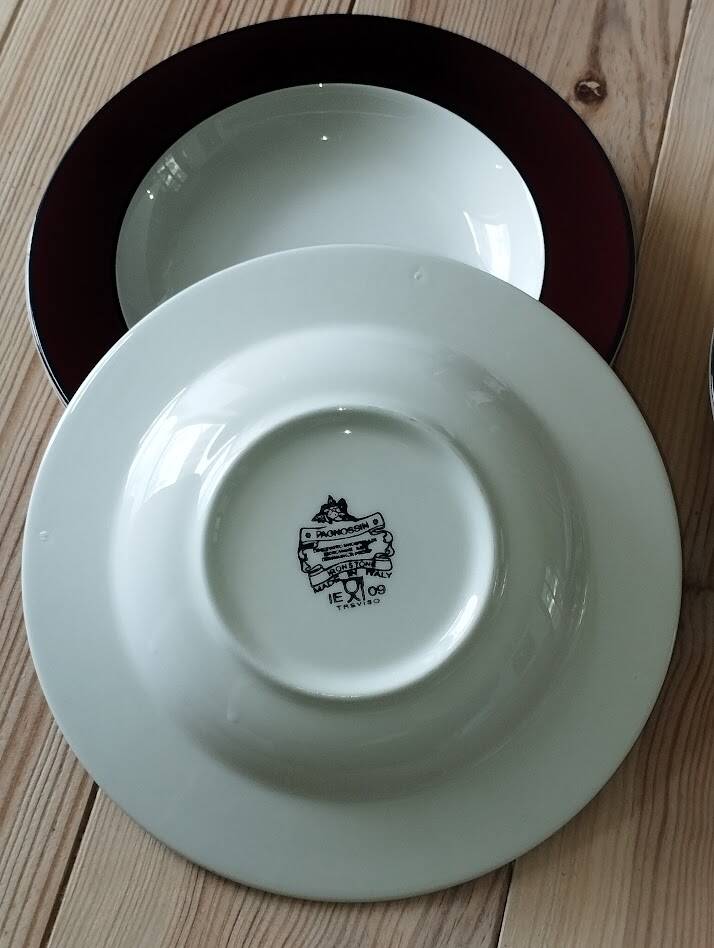 Vintage Pagnossin Ironstone Set, Italy (6 pieces)