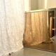 Low ivory lacquered enfilade, smoked mirror & brass JC Mahey, design 1970.