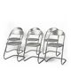 Vintage aluminium cantilever chairs, set of 6 – made in England, 1950s