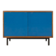 Commode bleue des années 1950