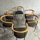 Lot de 6 chaises de salle à manger postmodernes