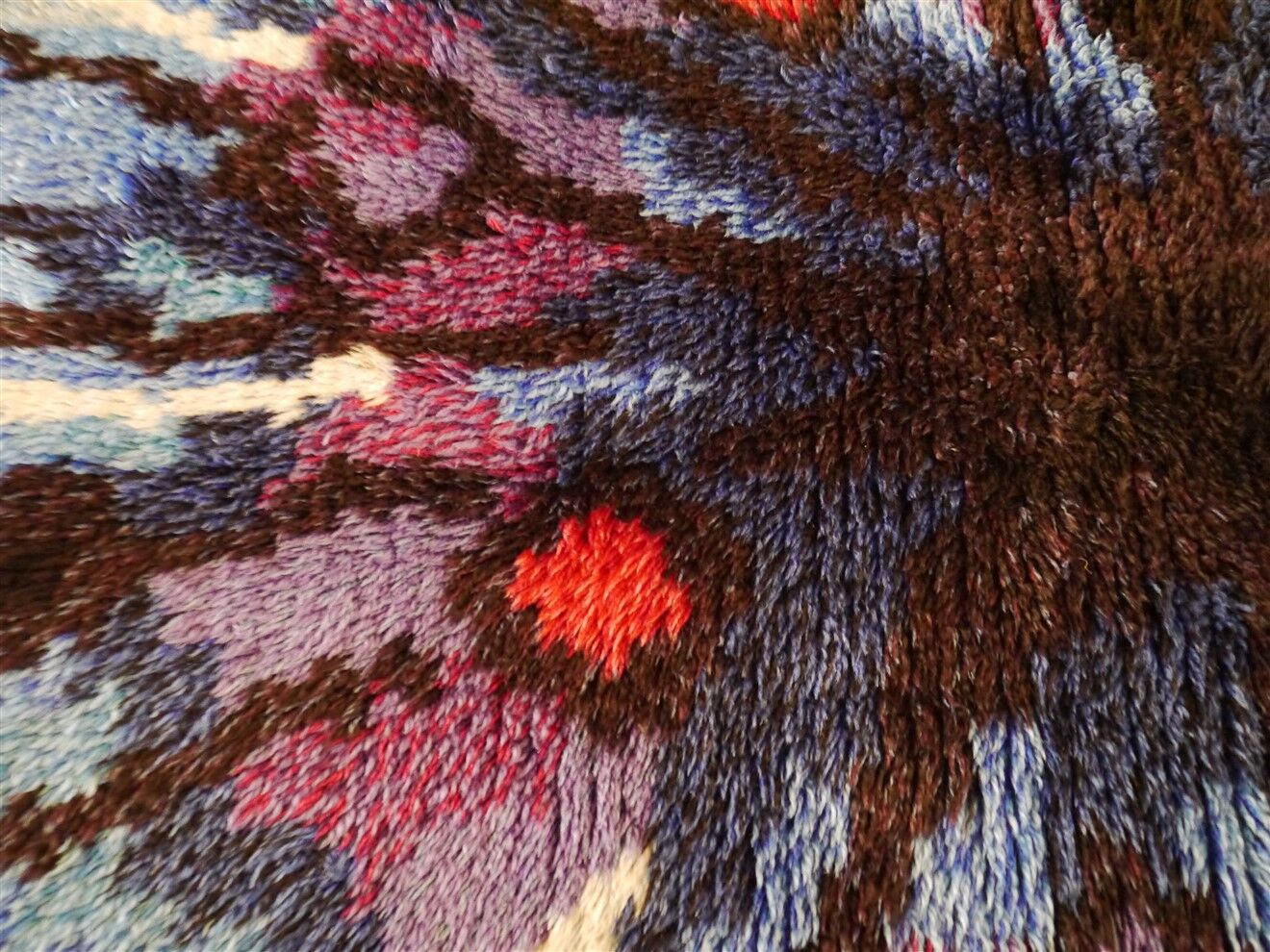 Danish vintage carpet "Rya" 1960