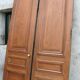 Double porte ancienne en chêne 2,89 m