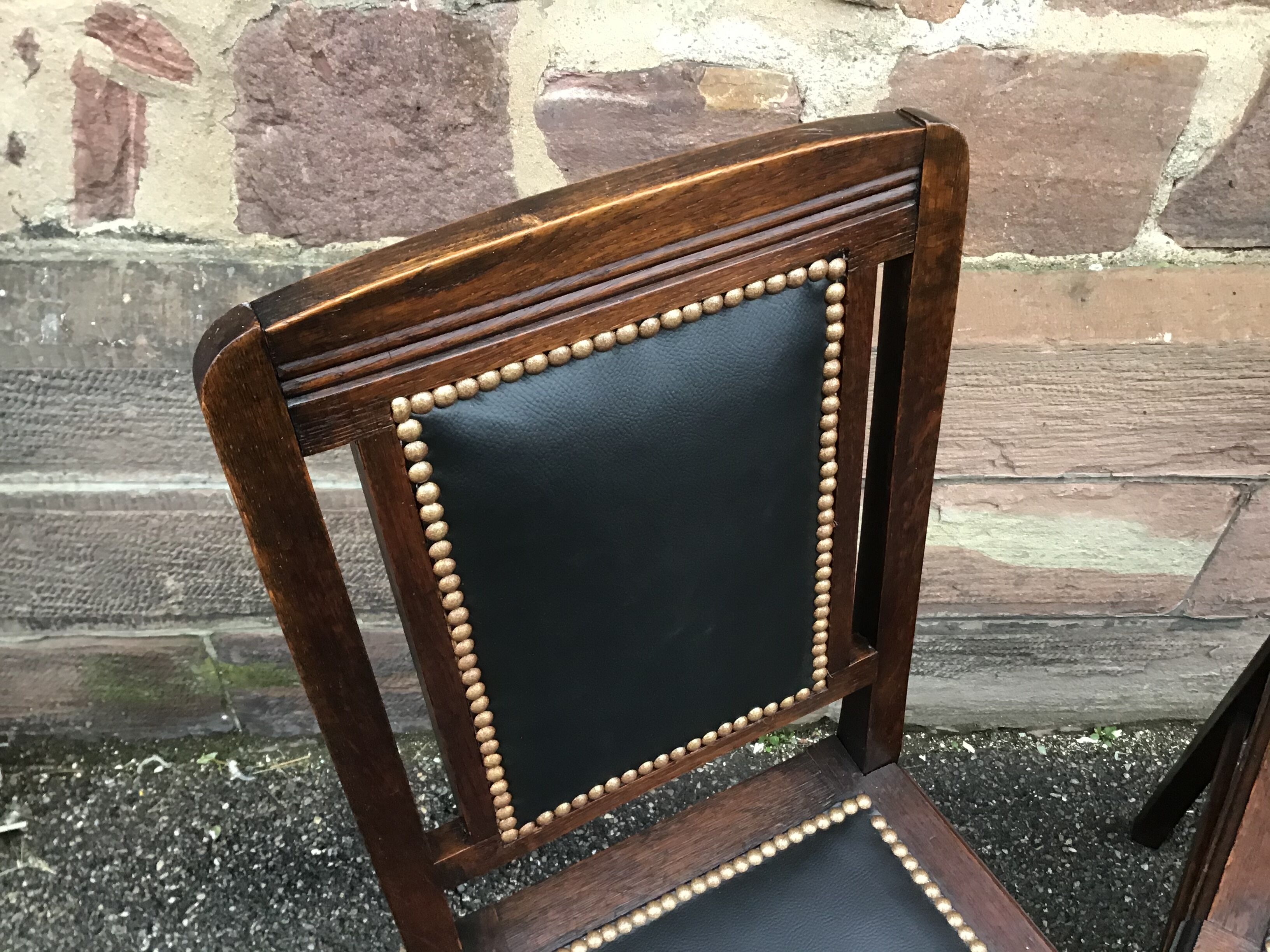 Paire de chaises art deco 1930