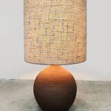 Vintage ceramic table lamp XL 'earth tones'