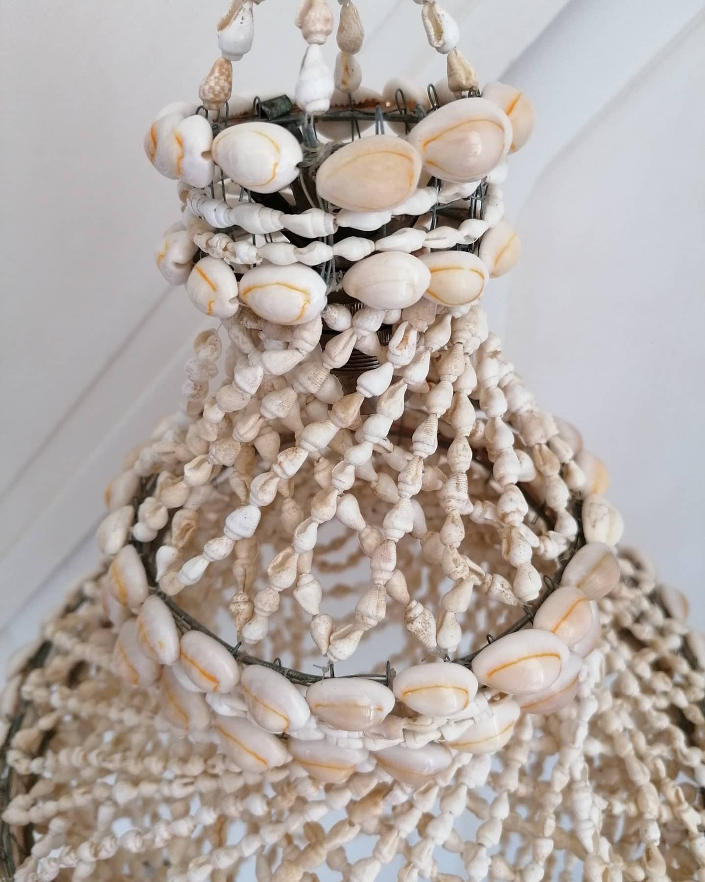 Seashell chandelier