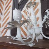 Tassel candle holder chandelier