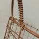 Copper metal paper basket