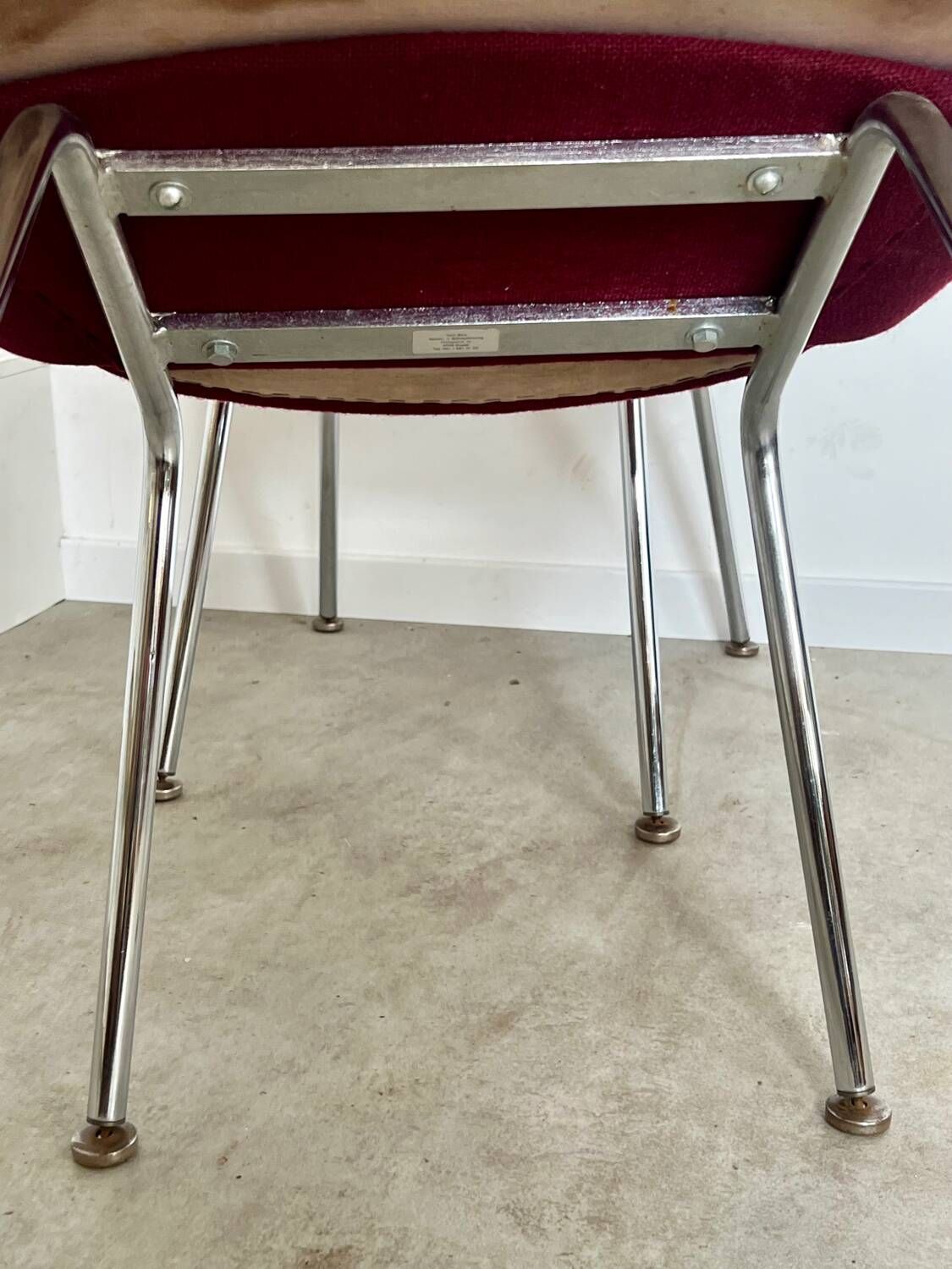 Lot 2 Old conference chairs 72 by Eero Saarinen Knoll International/ Wohnbedarf, 1968