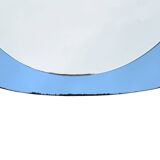 Blue mirror attributed to Fontana Arte, 1970