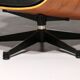 Ensemble de fauteuil et repose-pieds par Charles Eames, années 1960.