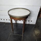 Table bouillotte style Louis XVI en acajou