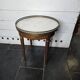 Table bouillotte style Louis XVI en acajou