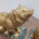 Paire de serre livres ours en régule,  22cms de H