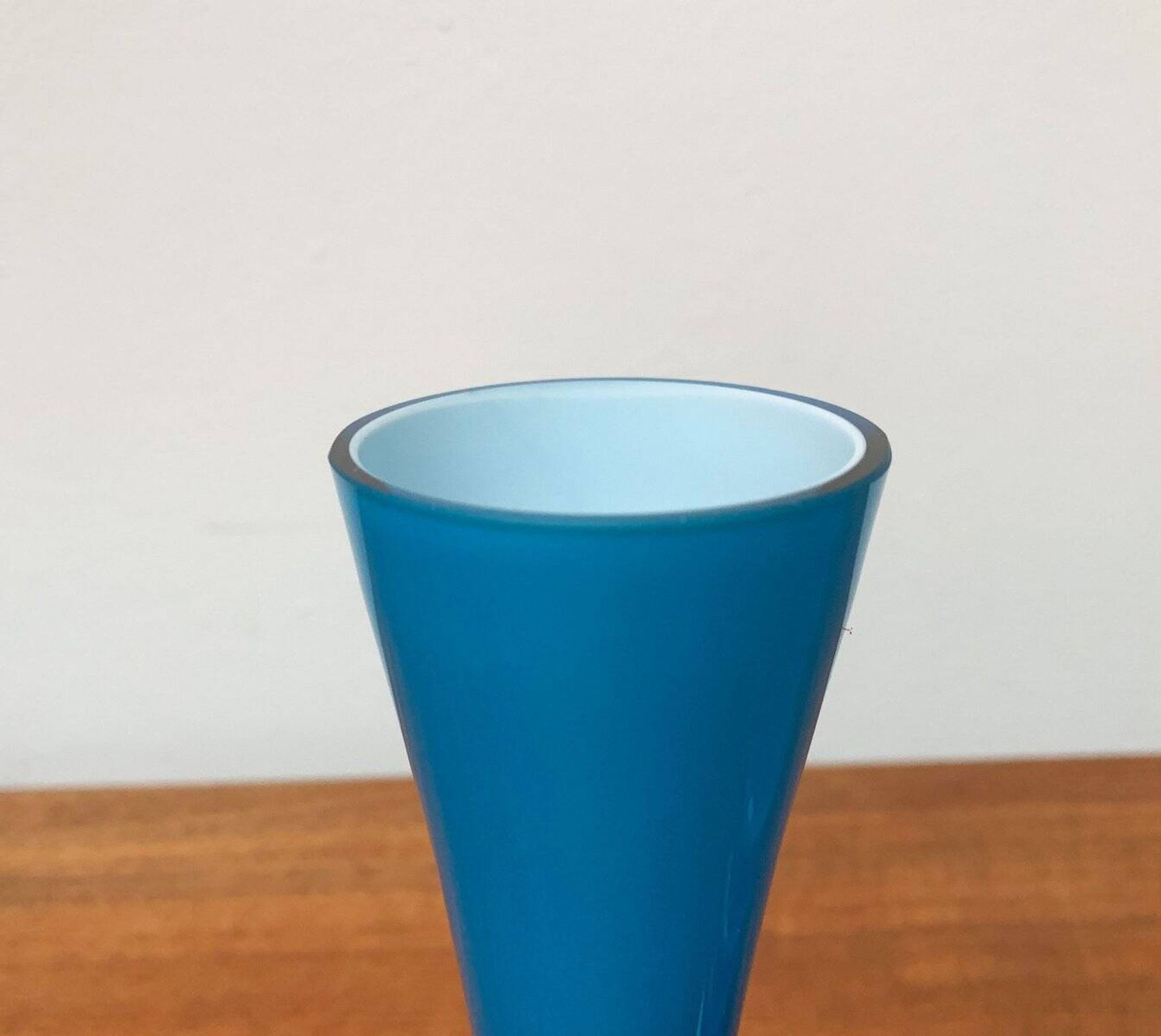 Mid-century German glass vases by Karl Friedrich, 1960s, set of 2.