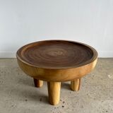 Coffee table, quadripod suar coffee table