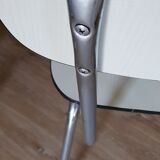 Formica extension table set, 2 chairs and 2 stools