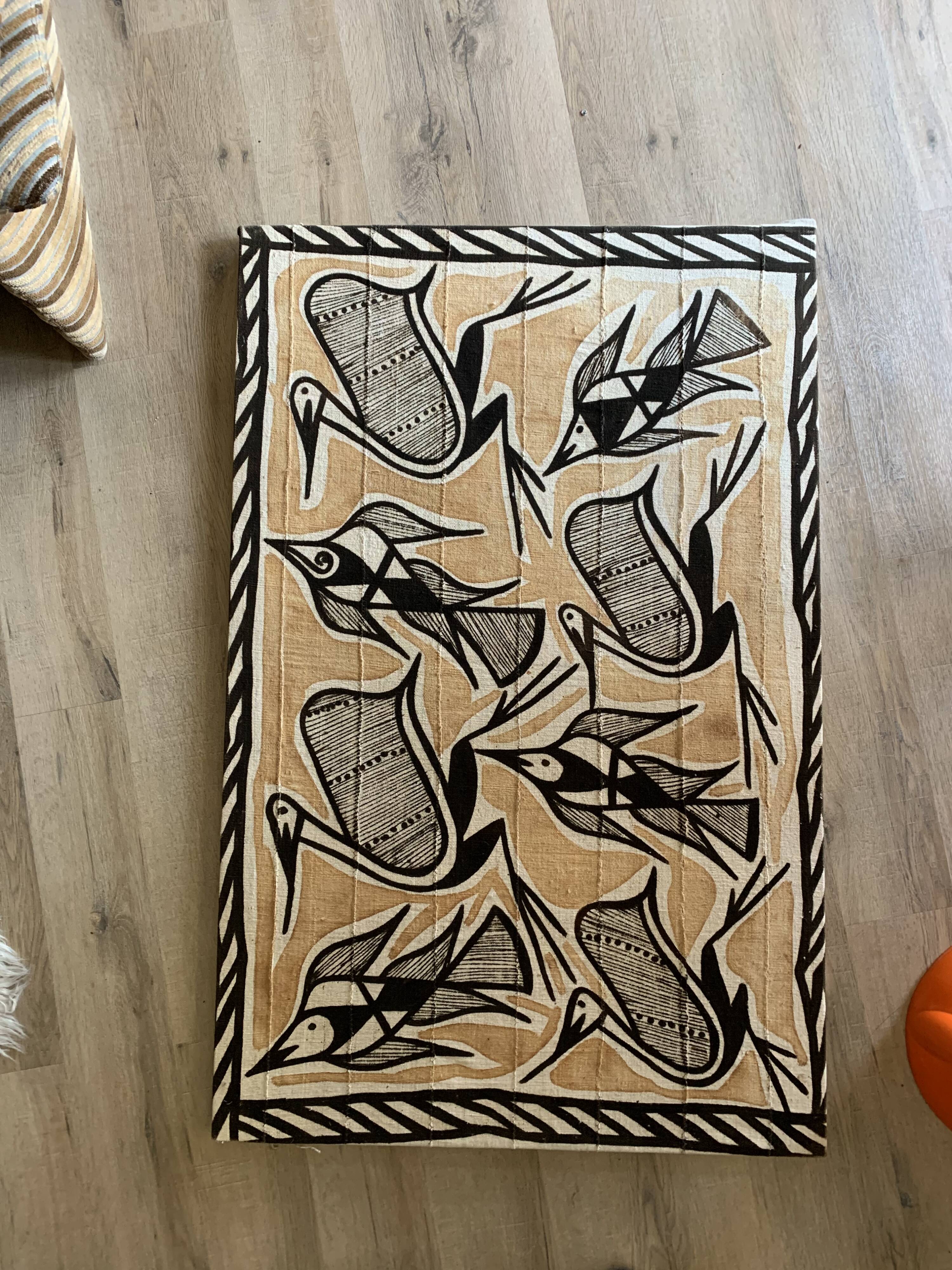 Large vintage khorogo canvas