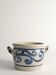 Folk Art Stoneware Jar with Cobalt Blue Floral Motif from Westerwald, Germany