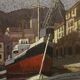 Peinture marine italienne signée du XXe siècle