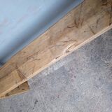 Solid wood bench patinated 120cm