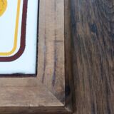 70s earthenware tile trivet