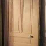 Old Haussmannian door 83x219.5cm with glazed transom frame.