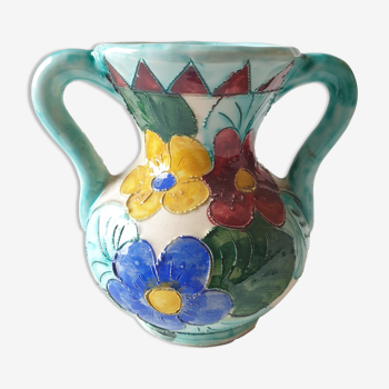 Vase céramique Vallauris vintage années 1950 1960