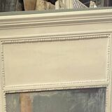Louis XVI style mirror in wood and patinated stucco 20th century