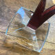 Bohemian crystal candlestick