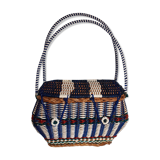 Basket in scoubidou 1960