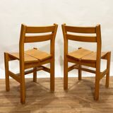 Pair of Les Arcs chairs from the 60s