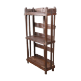 Tribal shelf in ancient Burmese teak