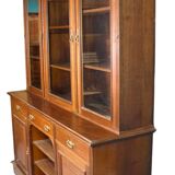 Large mahogany bookcase or display case - Louis Philippe period - 19th France