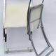 4 foldable chairs model "luisa" by marcello cuneo for mobel italia