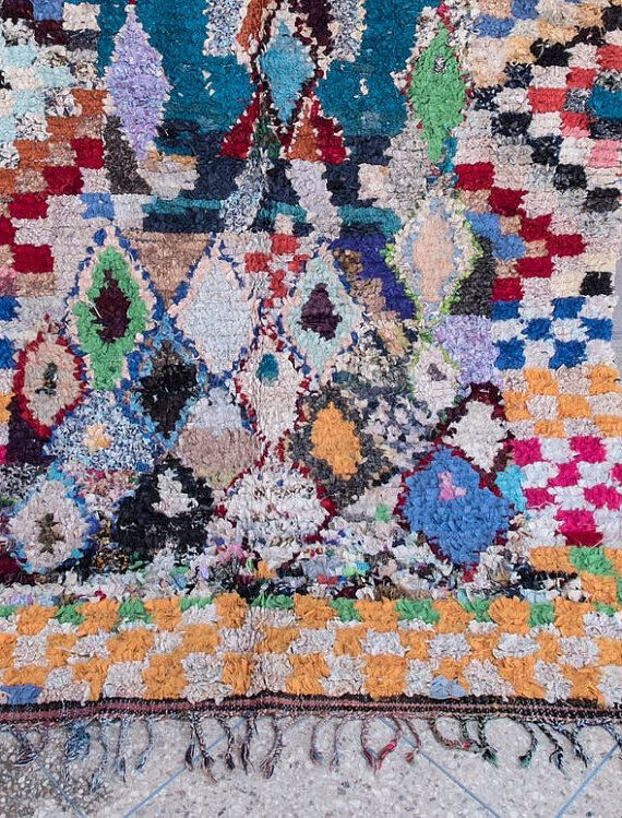 Azilal, 270 x 160 authentic hand made wool rug