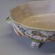 Superb vegetable dish/soup tureen in ceramic and its serving platter in very good condition.