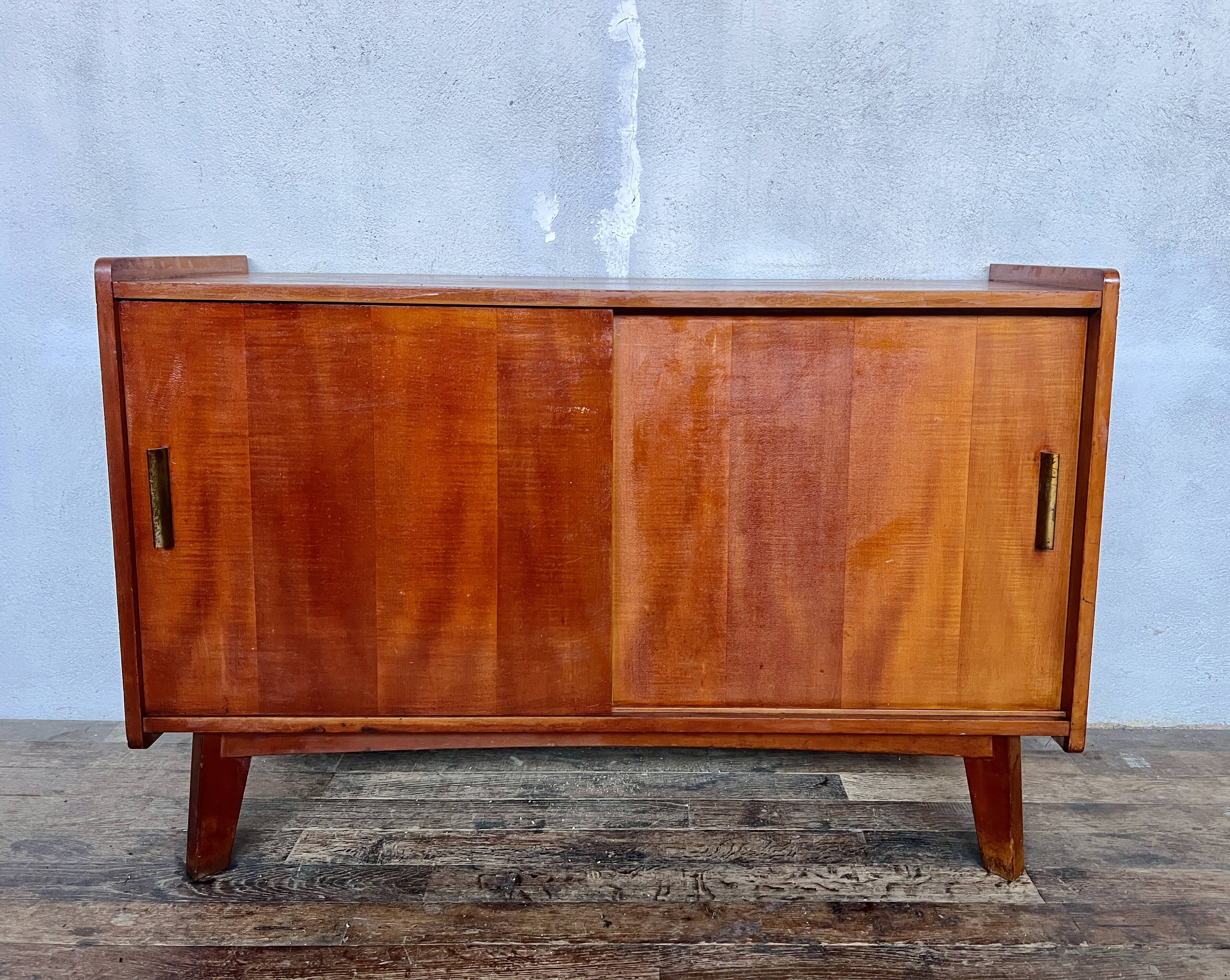Vintage Scandinavian-style sideboard